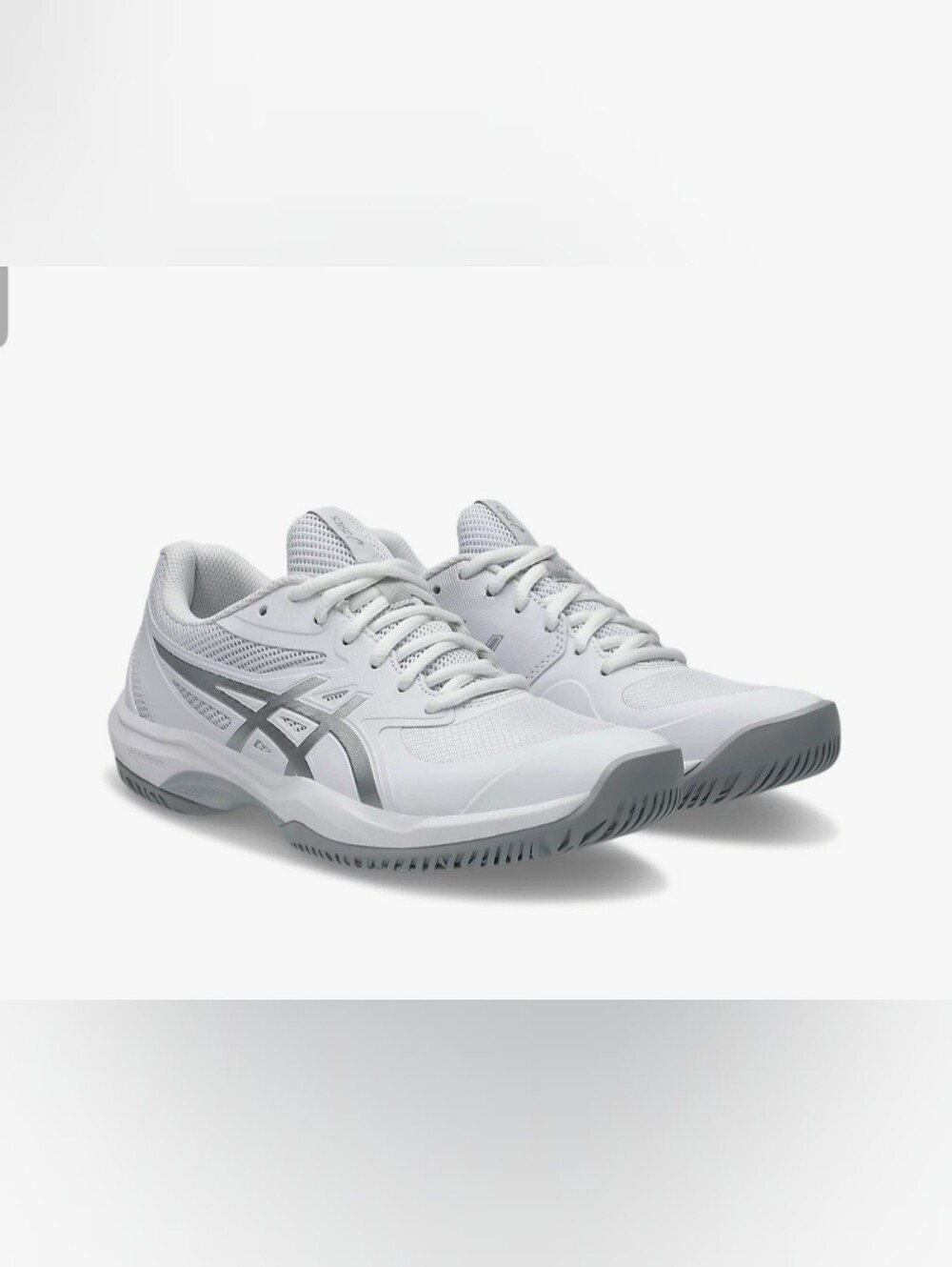 ASICS Game FF Women’s 8.5 Tennis Shoes White Pure Silver NWOB